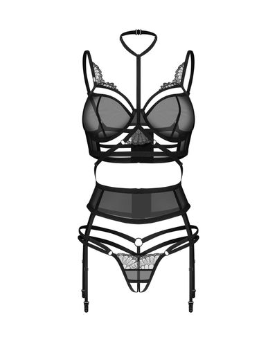 Premisis Black Otwarty Komplet 3-Częściowy  L/Xl na Arena.pl