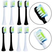 8x Końcówki Przeznaczone do OROMED Oro-Sonic Brush zamienniki białe czarne