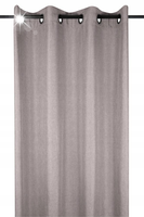 Zasłona gotowa BEA na przelotkach 140x280 cm taupe kolory kółka GLAM BOHO
