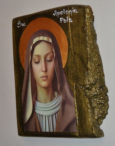 Ikona Święta Apolonia Pola patronka dentystów na Arena.pl