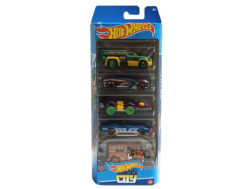 Autka Hot Wheels - HW City - 5 pak (HTV39) na Arena.pl