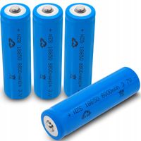 4X AKUMULATOR 18650 Bateria 8800 mAh Li-ion 3,7V Ogniwo DO LATARKI CZOŁÓWKI