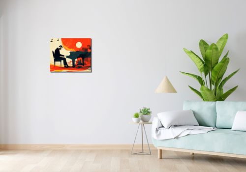 Obraz 50x40cm Pianista na Arena.pl