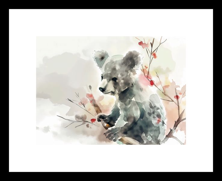 Plakat 18x13cm Akwarelowa Koala zdjęcie 3