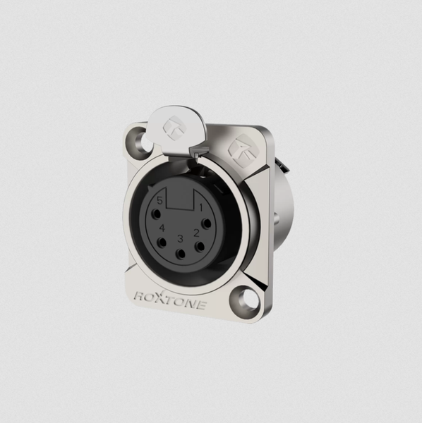 Gniazdo tablicowe panelowe Roxtone XLR RX5FD-NT zdjęcie 2