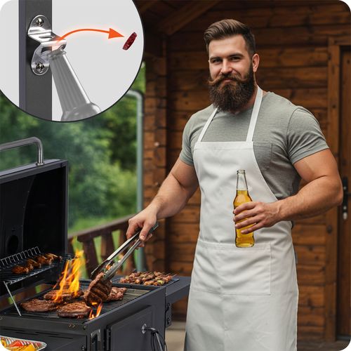 Grill węglowy z pokrowcem Berdsen BD-892 czarny na Arena.pl