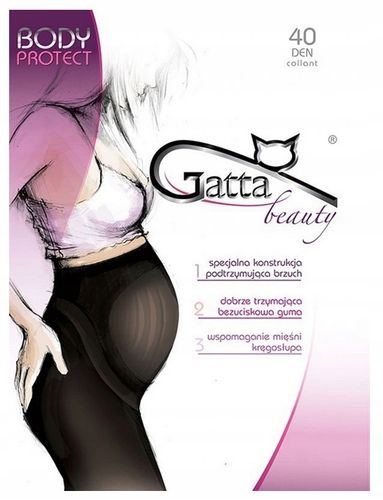 GATTA RAJSTOPY CIĄŻOWE PROTECT 40DEN NERO 5-XL na Arena.pl