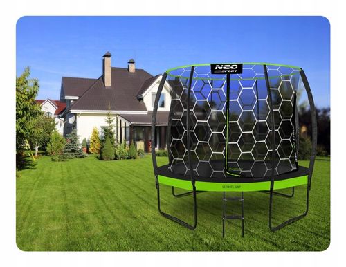 TRAMPOLINA OGRODOWA DLA DZIECI 252cm 8ft PREMIUM na Arena.pl