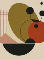 Plakat 75x100cm Geometryczny Balans