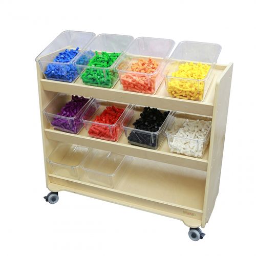 MASTERKIDZ Akrylowe Pojemniki Na Elementy Do Tablicy STEM 6 Sztuk na Arena.pl