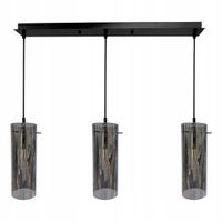 Lampa wisząca z trzema szklanymi kloszami sufitowa nad stół PADOVA 3xE27