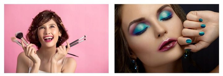 BLENDER GĄBKA SPONGE ŚCIĘTA RÓŻOWA MAKIJAŻ zdjęcie 3