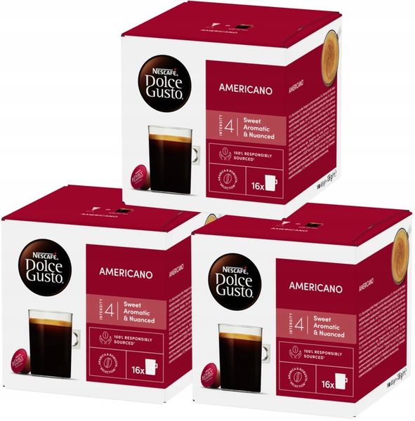 Kapsułki Dolce Gusto AMERICANO 48 kaw zdjęcie 1