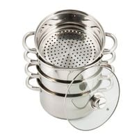 kinghoff garnek na pare 24cm 5.0l kh-3320