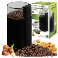 ELEKTRYCZNY MŁYNEK DO MIELENIA KAWY ORZECHÓW ZIAREN ZIÓŁ 4W1 MOCNY 160W