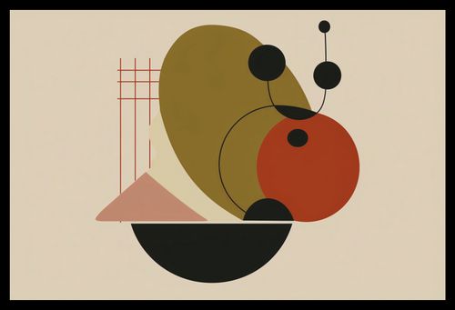 Plakat 45x30cm Geometryczny Balans na Arena.pl