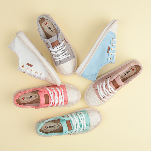 Sznurowane trampki espadryle r.37 na Arena.pl