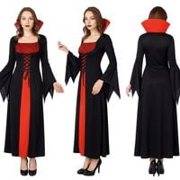 STRÓJ WAMPIRZYCY WAMPIRA DAMSKI ANDRZEJKI WRÓŻ WYSYSAJ KREW I ENERGIĘ