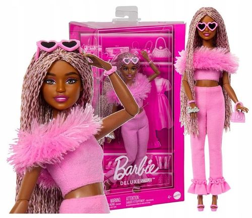 LALKA BARBIE DELUXE STYLE #4 w stroju w stylu Barbiecore na Arena.pl