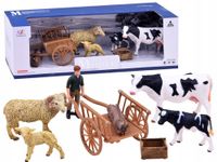 SERIA ZWIERZĘTA FARMA Zestaw krowy z zagrody Figurki KOLEKCJA ZA2606