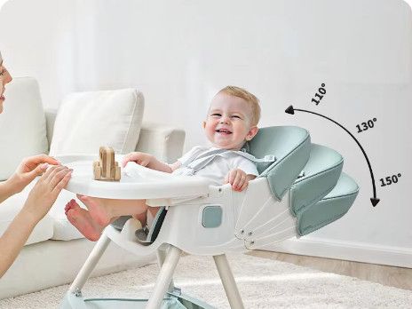 Krzesełko do karmienia tapicerowane dla dzieci róż na Arena.pl