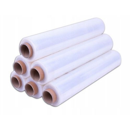 Folia stretch strecz 3KG bezbarwna BARDZO MOCNA transparentna 2,7KG NETTO na Arena.pl