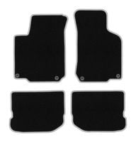 Dywaniki welurowe CARLUX-SILVER do Volkswagen Golf IV czarne/srebrne