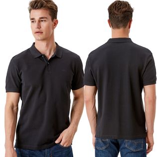 Koszulka męska polo s.Oliver czarna XL