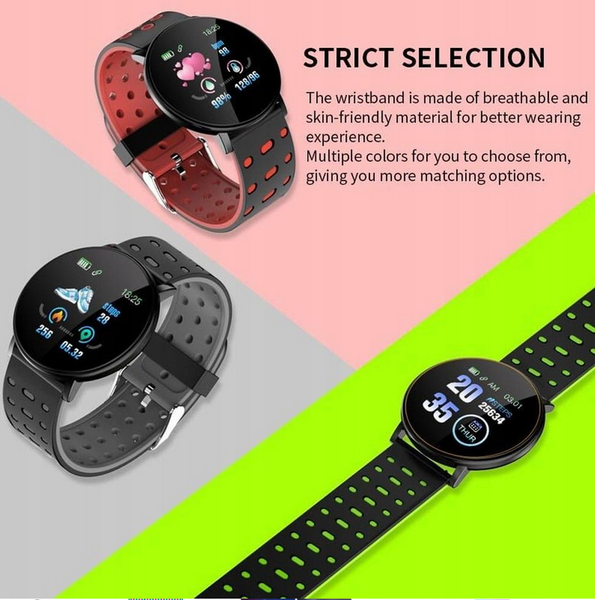 Smart Band 119s czarno-czerwony zdjęcie 2