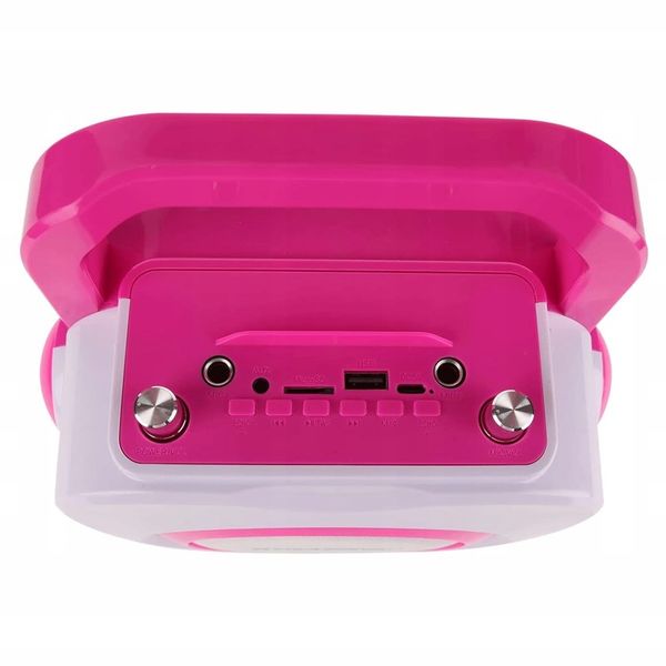 ZESTAW KARAOKE 2 MIKROFONY BLUETOOTH USB SD RADIO zdjęcie 5