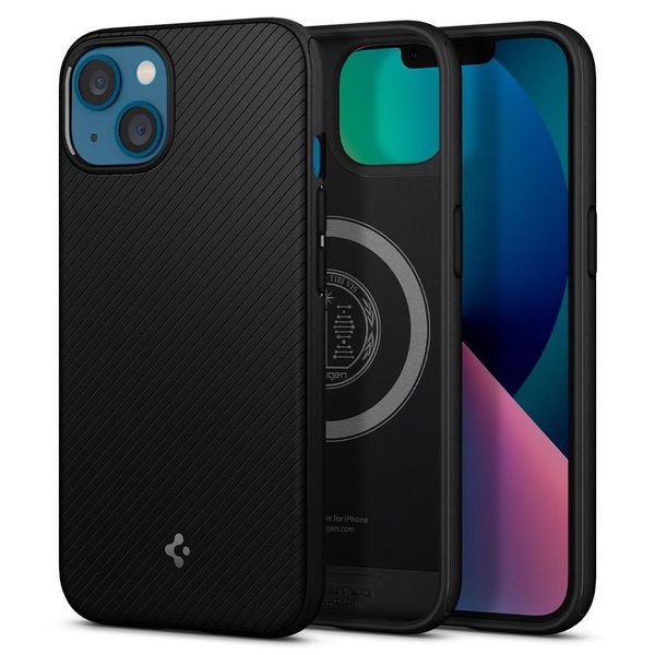 SPIGEN MAG ARMOR MAGSAFE IPHONE 13 MINI MATTE BLACK zdjęcie 2