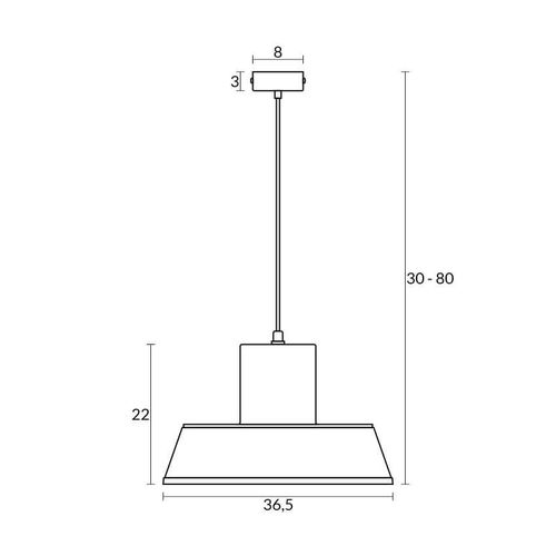 POLLY 1 Lampa wisząca - Industrialna, metalowa, bordowa 1xE27 na Arena.pl