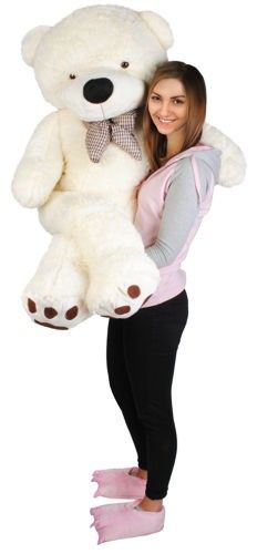 Miś pluszowy 160 cm - biały na Arena.pl