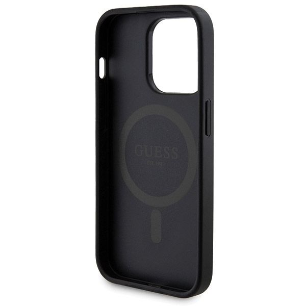 Etui Guess do iPhone 14 Pro Max, Czarny, MagSafe zdjęcie 7