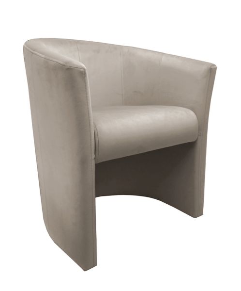 Fotel CLUB szary beż MG09 zdjęcie 1