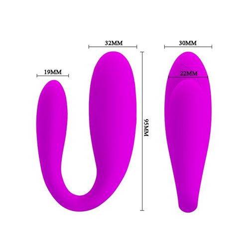 Silikonowy Stymulator - Wibrator Dla Par Pretty Love Fascination na Arena.pl