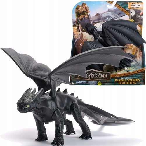 JAK WYTRESOWAĆ SMOKA FIGURKA SZCZERBATEK TOOTHLESS Z DŹWIĘKIEM 33 CM na Arena.pl