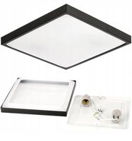 Plafon LED Lampa Sufitowa 2xE27 CZARNA IP20 LARI-S