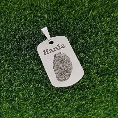 męski wisiorek NIEŚMIERTELNIK ODCISK PALCA DZIECKA srebro 925 + GRAWER na Arena.pl