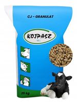 PASZA DLA CIELĄT CJ KOJPASZ GRANULAT 25KG SZYBKI ROZWÓJ I PRZYROSTY GMP+