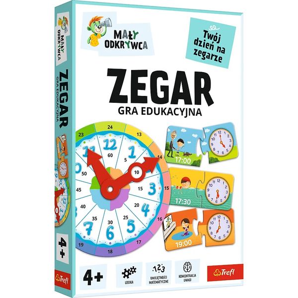 ND01_253000 GRA Zegar /Maly Odkrywca 02809 zdjęcie 1