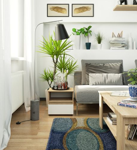 Szafka nocna CL1 40 cm 1 szuflada - dąb sonoma-biała na Arena.pl