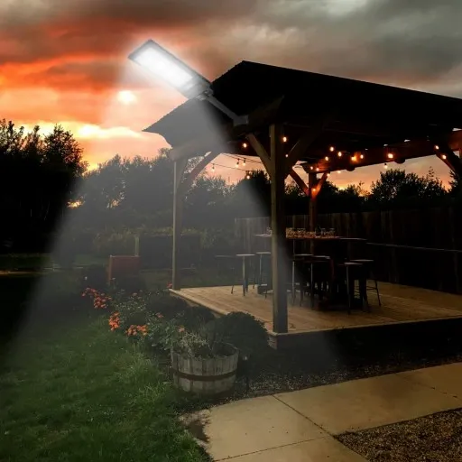 LAMPA SOLARNA ULICZNA LED Z CZUJNIKIEM RUCHU 360W zdjęcie 10