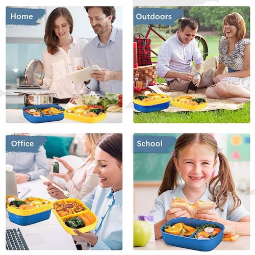 Lunchbox 5 przegródek 1900ML Granatowy na Arena.pl