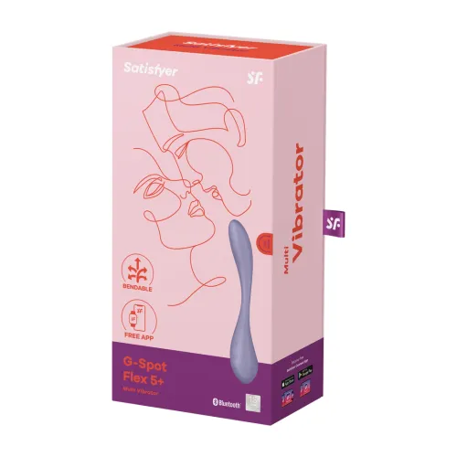 satisfyer flex 5 connect app - elastyczny model wielofunkcyjny, silikonowy na Arena.pl