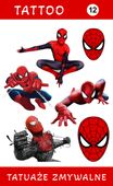 Tatuaże zmywalne Spiderman