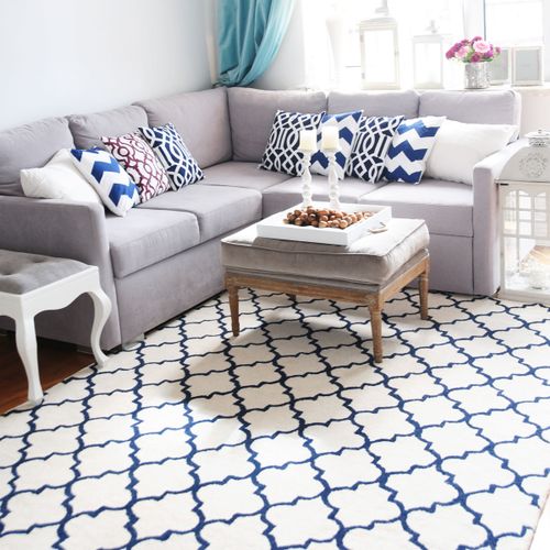 Dywan Moroccan trellis white nav 170x240  D2 na Arena.pl