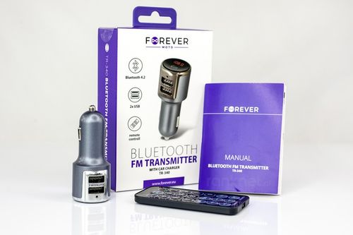 TRANSMITER FM BLUETOOTH FOREVER TR-340 Z ŁADOWARKĄ na Arena.pl