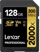 Lexar Karta pamięci SDXC Pro 2000X UHS-II U3 R300/W260 (V90) 128GB