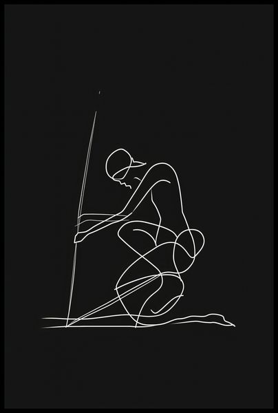 Plakat 61x91,5cm Linia zdjęcie 2